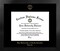 University of North Carolina, Charlotte 14w x 11h Manhattan Black Single Mat Gold Embossed Diploma Frame with Bonus Campus Images Lithograph (value savings at $59)
